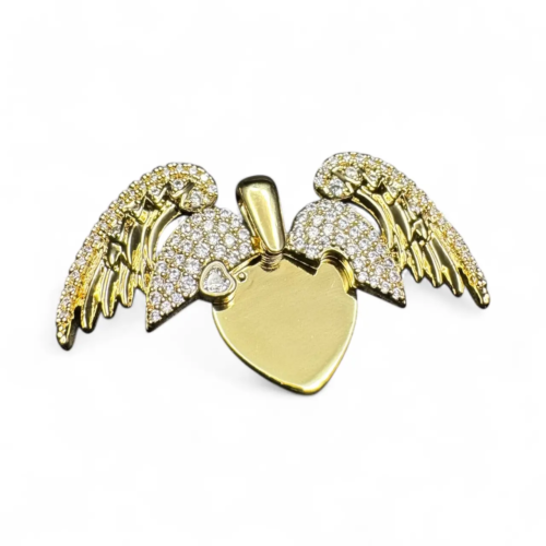 Heart with Wings Charm