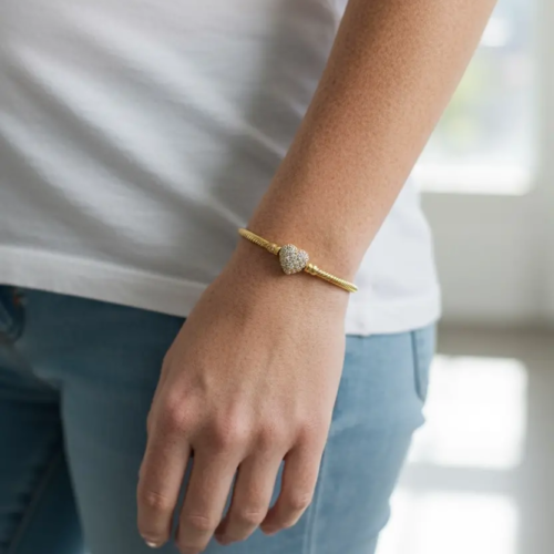 Stone Heart Bracelet