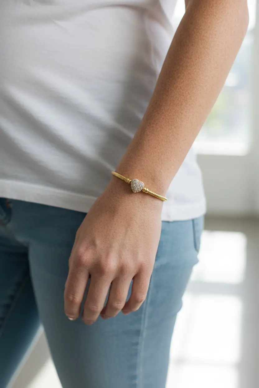 Stone Heart Bracelet
