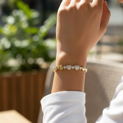 Bracelet Three Hearts
