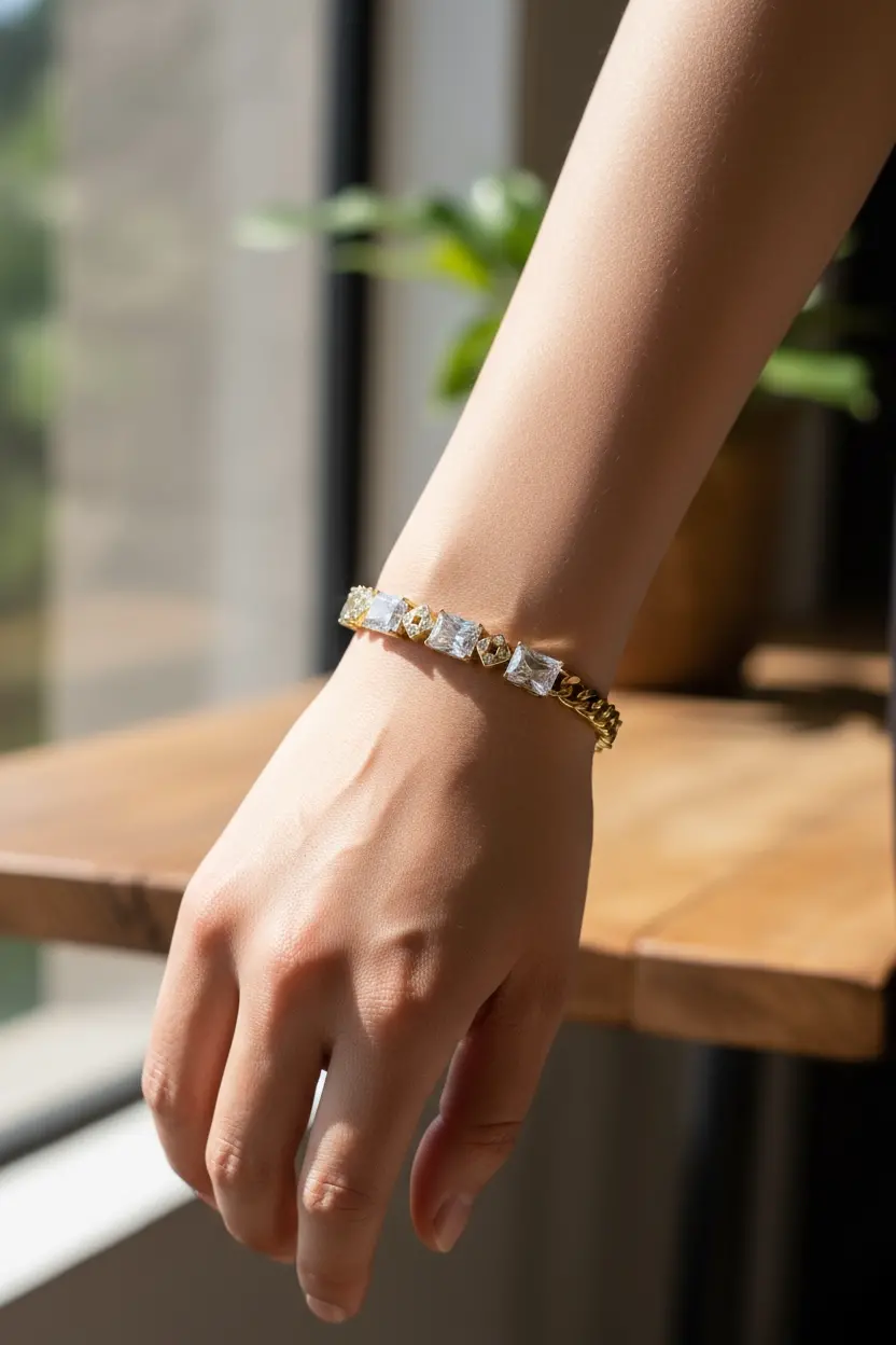 Five Diamond Bracelet