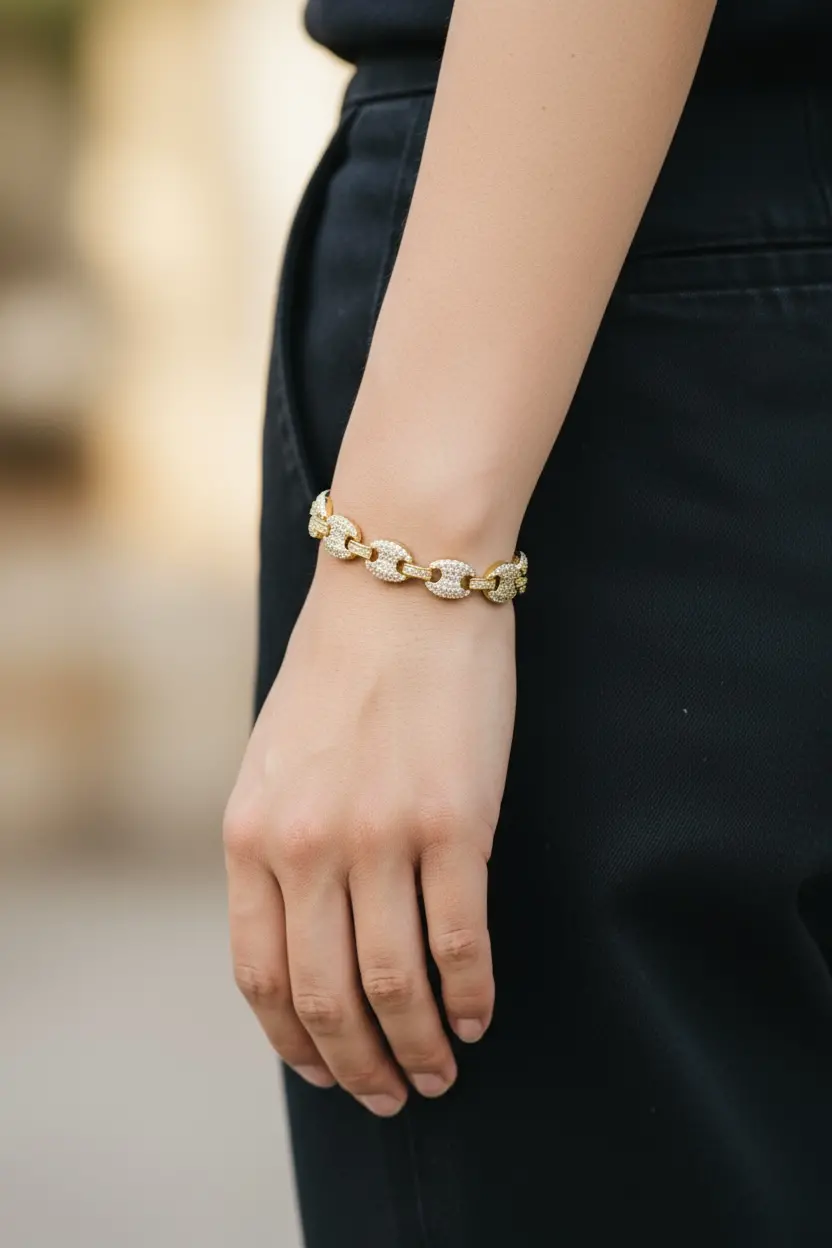 Shiny Marine Chain Bracelet