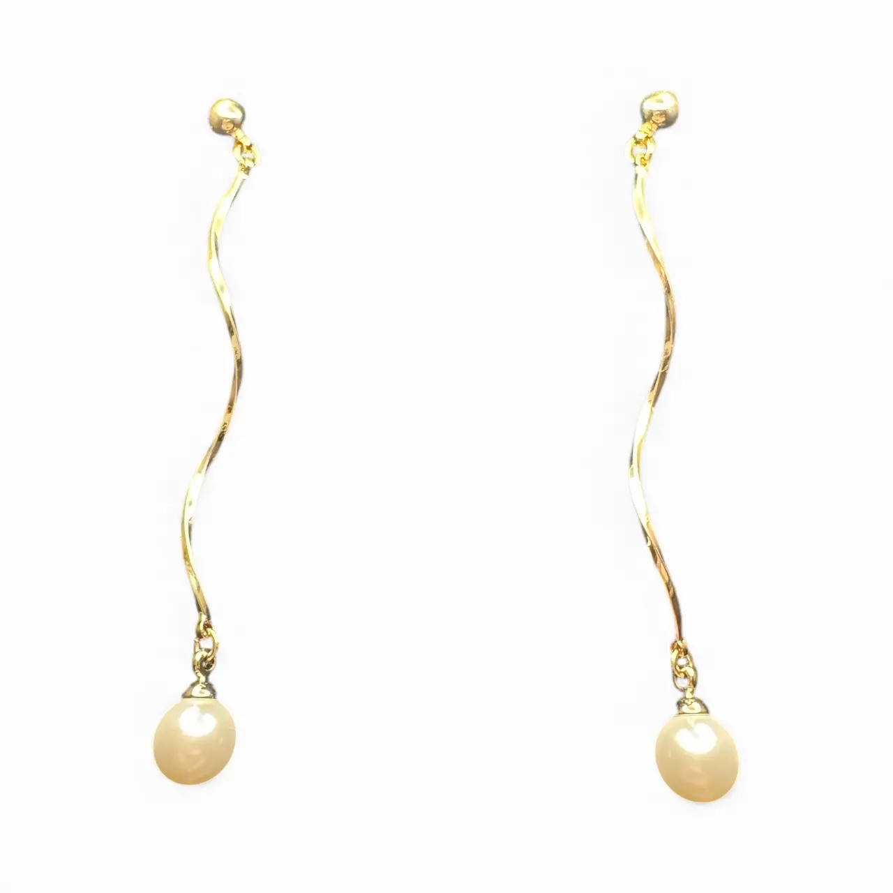 Long Pearl Earrings
