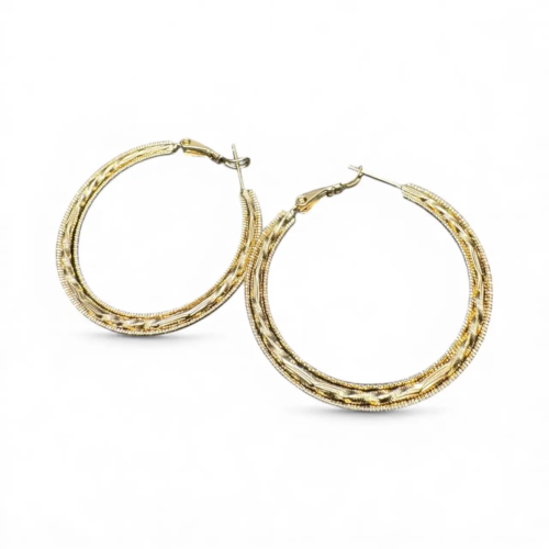 Relief Hoop Earring